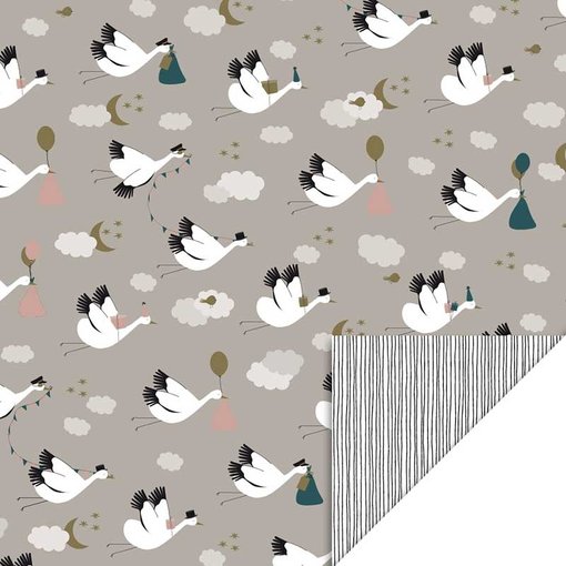 Rol Inpakpapier Ooievaar