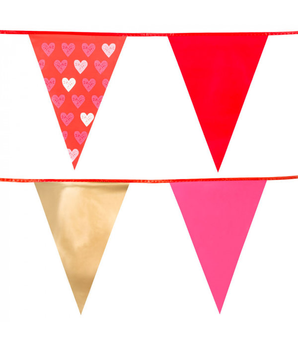 Vlaggenlijn Liefde Hartjes (6m)