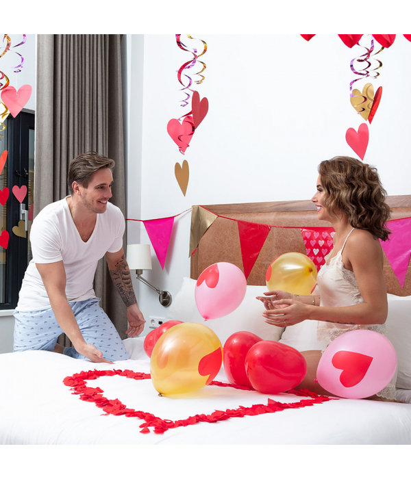 Ballonnen Valentijn Hartjes (6st)