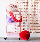 Deurgordijn Hartjes Roségoud