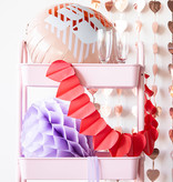 Deurgordijn Hartjes Roségoud