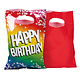 Feestzakjes 'Happy Birthday' (6st)