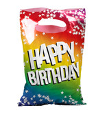 Feestzakjes 'Happy Birthday' (6st)