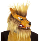 Masker Wolf met haar