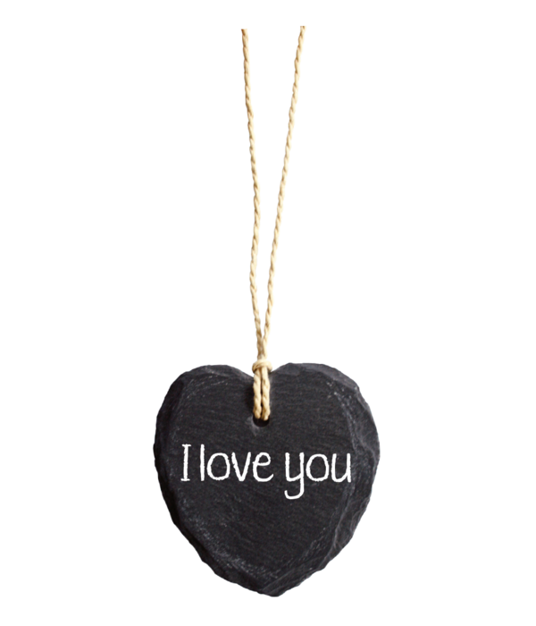 Natuurstenen Hart - I Love You