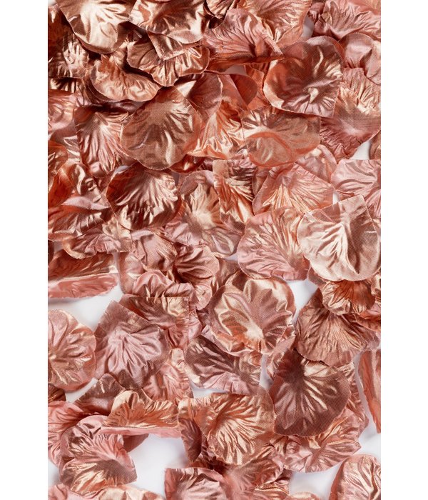 Rozenblaadjes Metallic Rosé Goud (144st)