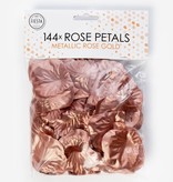 Rozenblaadjes Metallic Rosé Goud (144st)