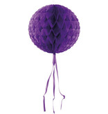 Paarse honeycomb bol - 30 cm