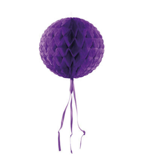 Paarse honeycomb bol - 30 cm