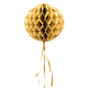 Gouden Honeycomb Bol - 30 cm