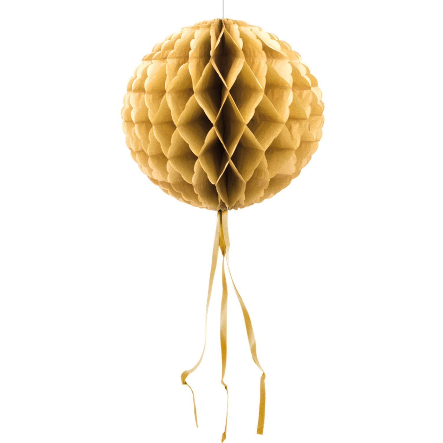 Onhandig Opiaat vredig Gouden Honeycomb Bol - 30 cm - Feestbazaar.nl