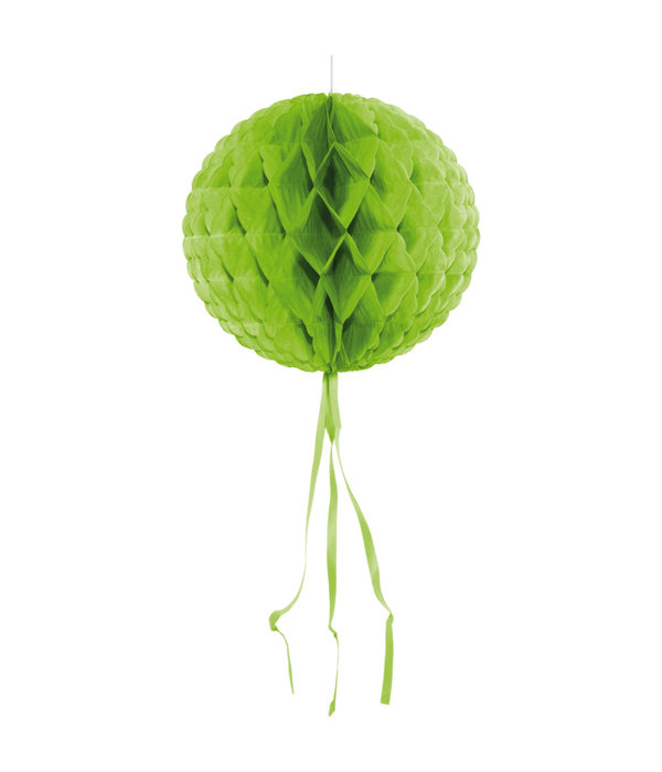 Licht groene Honeycomb Bol - 30cm