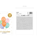 Ballonnen Met Stippen Multikleur Pastel (6st)