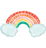 Regenboog Folieballon (93x55cm)