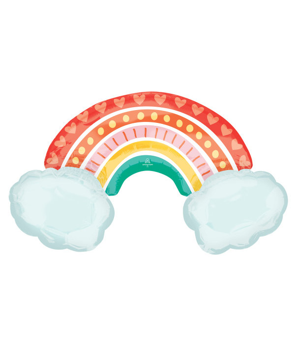 Regenboog Folieballon (93x55cm)