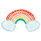 Regenboog Folieballon (93x55cm)