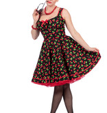 Rockabilly Jaren 50 Jurk Cherry