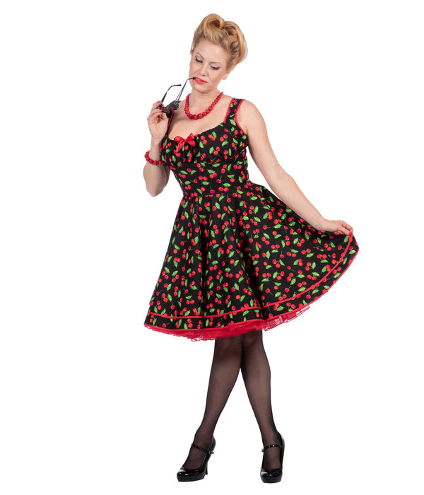 Rockabilly Jaren 50 Jurk Cherry