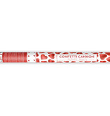Confetti Shooter Hartjes Rood 60cm