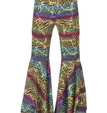 Neon Hippie Broek Met Dierenprint Man