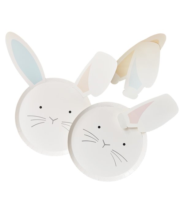 Paas Bordjes Bunny Met Oortjes (8st)