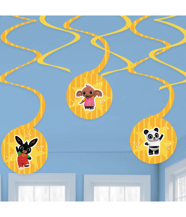 Hangdecoratie Swirls Bing (6st)