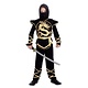 Ninja Fighter Kostuum Kind Zwart/Goud