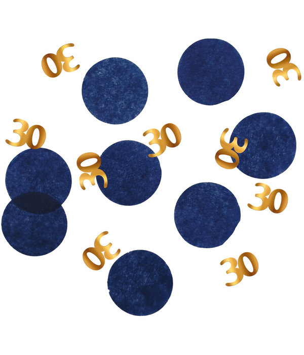 Confetti Elegant True Blue 30 Jaar (25 Gram)