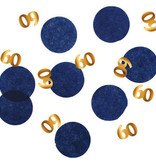 Confetti Elegant True Blue 60 Jaar (25 Gram)