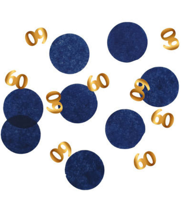 Confetti Elegant True Blue 60 Jaar (25 Gram)