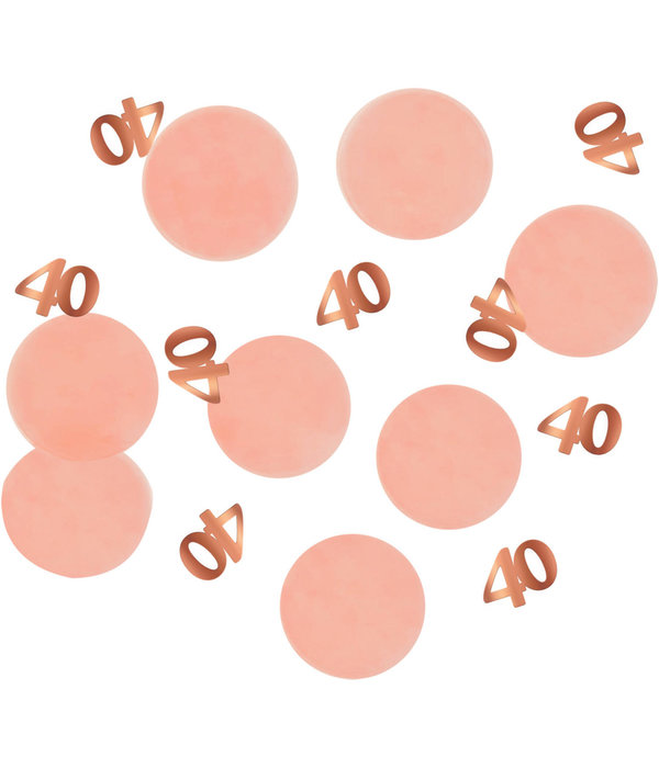 Confetti Elegant Lush Blush 40 Jaar (25 Gram)