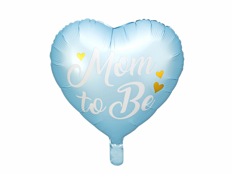 Folieballon &apos;Mom To Be&apos; Blauw (35cm)