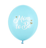 Ballonnen 'Mom To Be' Lichtblauw (6st)
