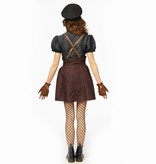 Steampunk Stewardess kostuum