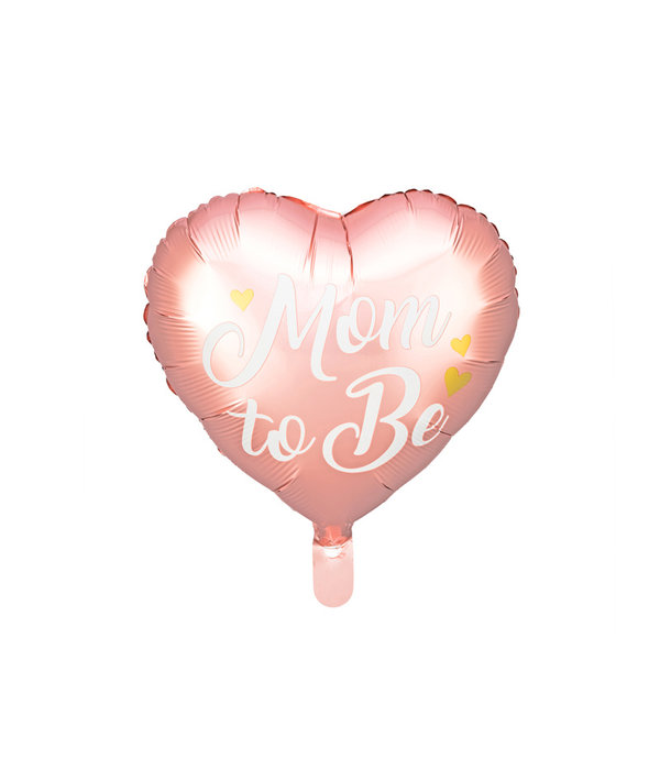 Folieballon 'Mom To Be' Roze (35cm)