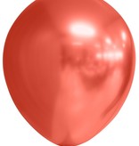 Chrome Ballonnen Rood 30cm (10st)