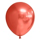 Chrome Ballonnen Rood 30cm (10st)
