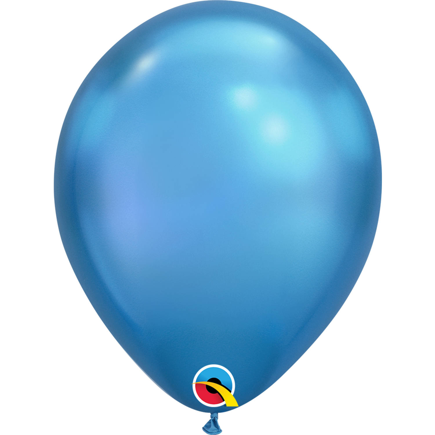 Ballonnen Chroom Blauw 28cm (100st) afbeelding