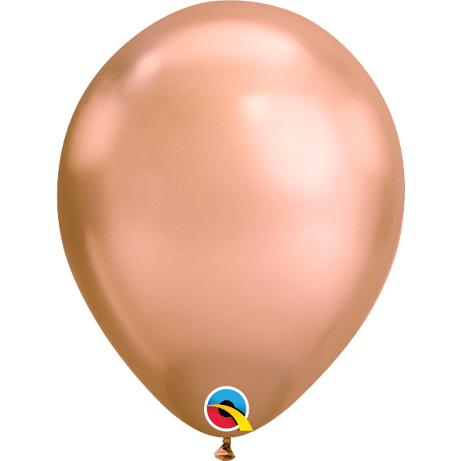 Ballonnen Roségoud Chroom 28cm (100st) afbeelding
