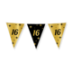 Classy Vlaggenlijn 16 Jaar Zwart/Goud (10m)