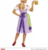 Dirndl paars/groen