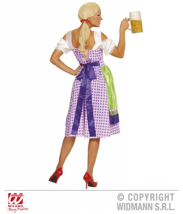 Dirndl paars/groen
