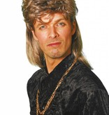 Johnny Tokkie pruik bruin/blond