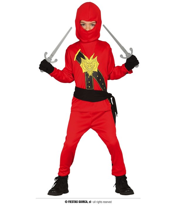 Ninja pakje kind rood populair