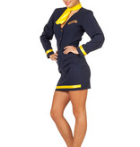 Stewardess kostuum luxe