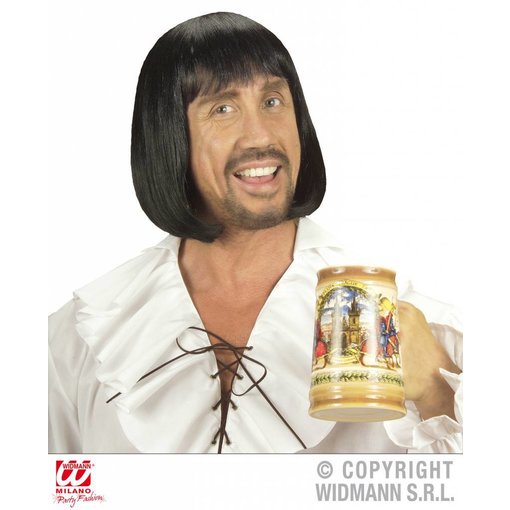 Pruik Middeleeuwse man