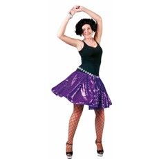 Disco rok glitter paars