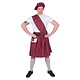 Schotse Highlander pak man rood