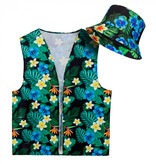 Tropische Toerist Hoed En Vest Set