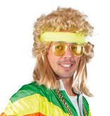 Retro Pilotenbril Geel